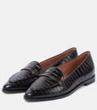 Malone Souliers Barry embossed leather loafers
