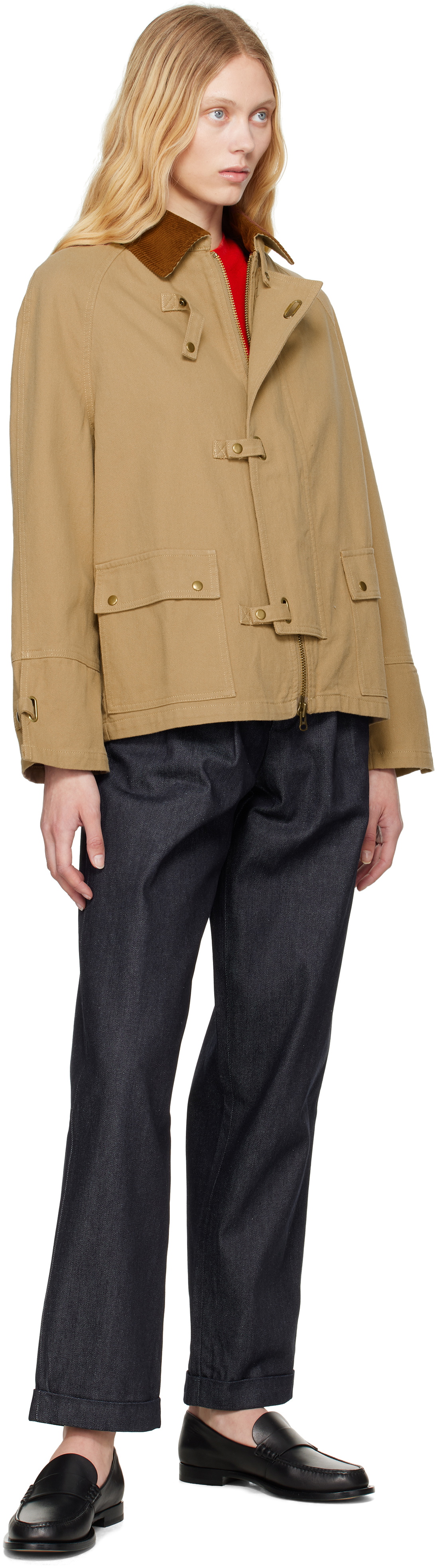 Carter Young SSENSE Exclusive Tan Newman Chore Coat