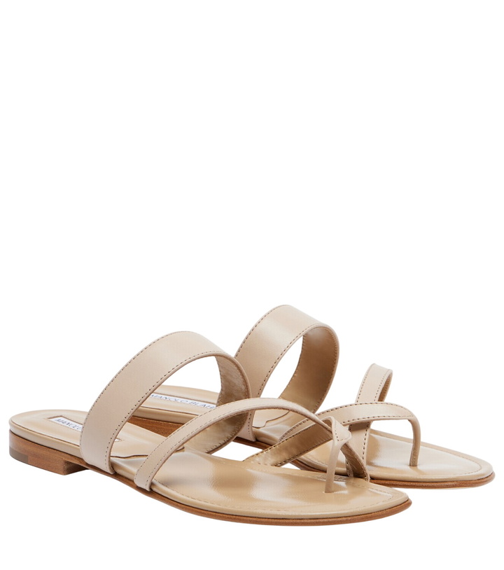 Photo: Manolo Blahnik Susa leather thong sandals