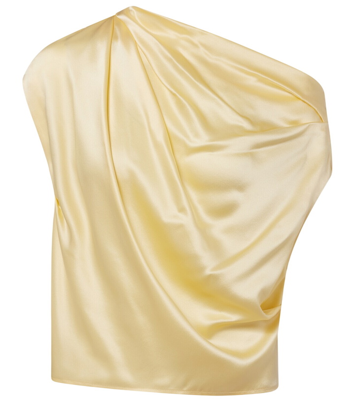 Photo: The Sei Draped silk satin top