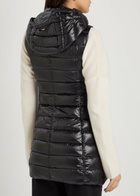 Herno Hooded Shell Gilet Black