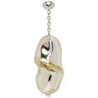 Lemaire Silver Pearl Single Earring