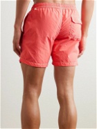 Hartford - Straight-Leg Mid-Length Swim Shorts - Orange
