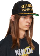 Rhude Black 'Supercross' Cap