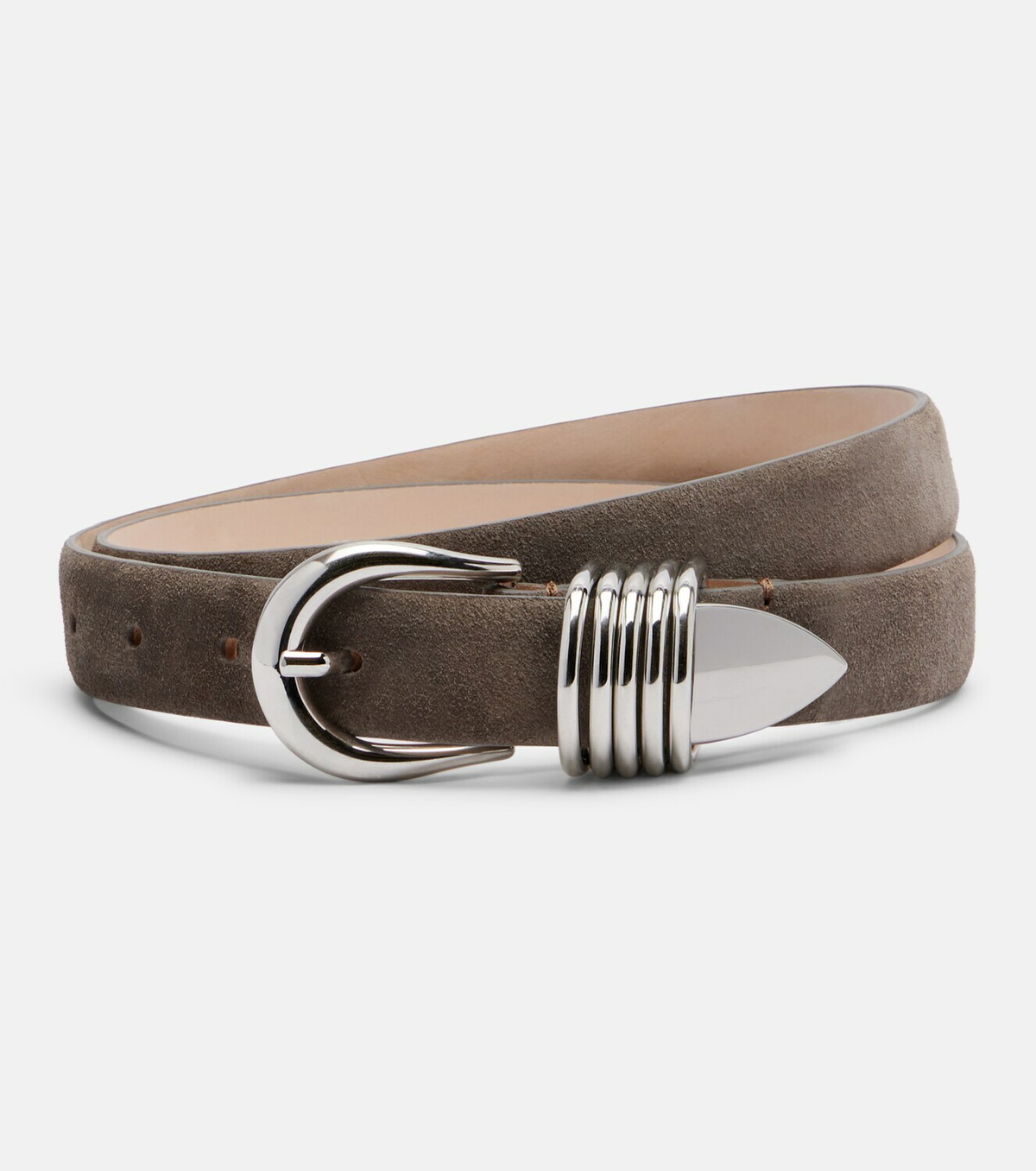 Déhanche Hollyhock suede belt