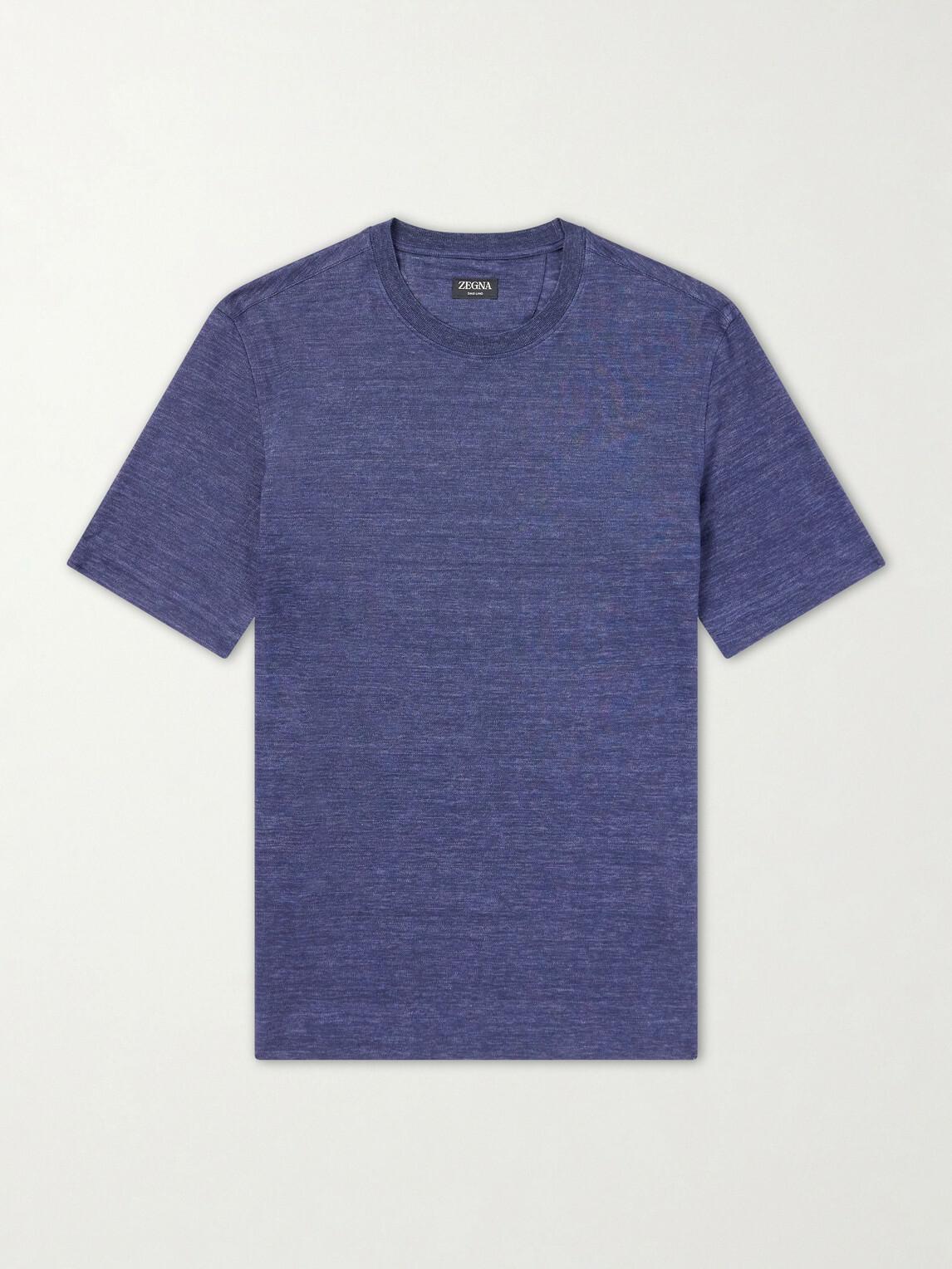 Zegna - Oasi Knitted Linen T-Shirt - Blue