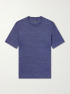 Zegna - Oasi Knitted Linen T-Shirt - Blue