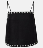 Staud Kirra linen-blend tank top