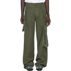 Loewe Khaki William De Morgan Canvas Cargo Pants