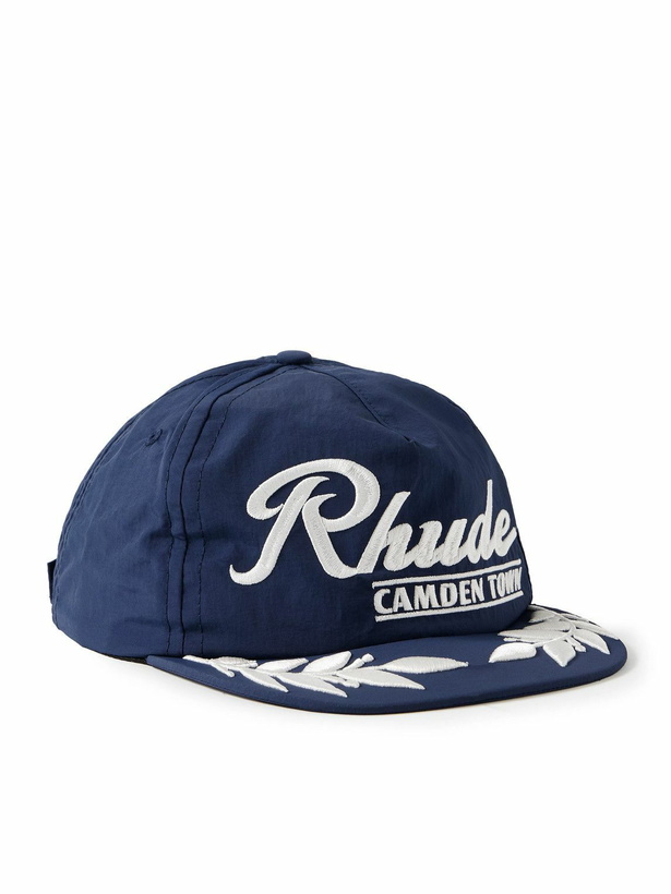 Photo: Rhude - Camden Town Logo-Embroidered Nylon Baseball Cap