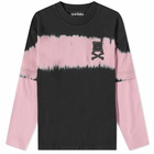 Acne Studios Men's Long Sleeve Mini Exford Cross Bones T-Shirt in Black