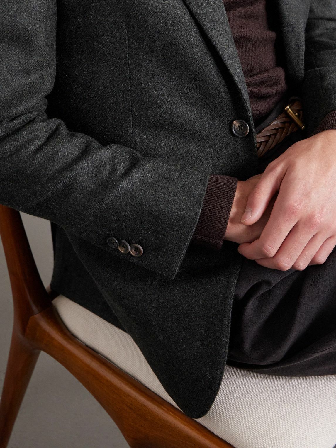 J. Mueser - Waverly Wool-Twill Blazer - Green