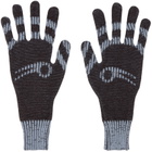 Charlie Constantinou Brown & Blue Plated Gloves