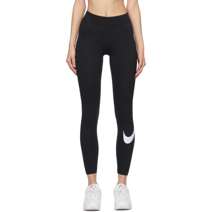 Photo: Nike Black Sportswear Essential Swoosh Leggings