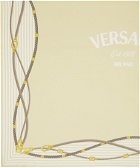 Versace Yellow Greca Nautical Large Silk Scarf