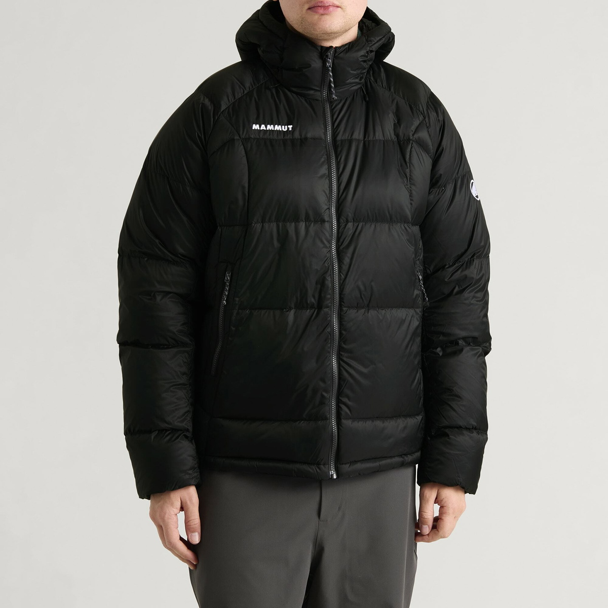 Mammut Men's Glacier Glow Down Jacket in Black