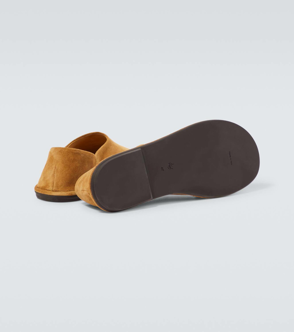 上品 ★ THE ROW ザロウ Canal suede slip-on shoes フラット The Row Canal suede slip-on shoes The Row
