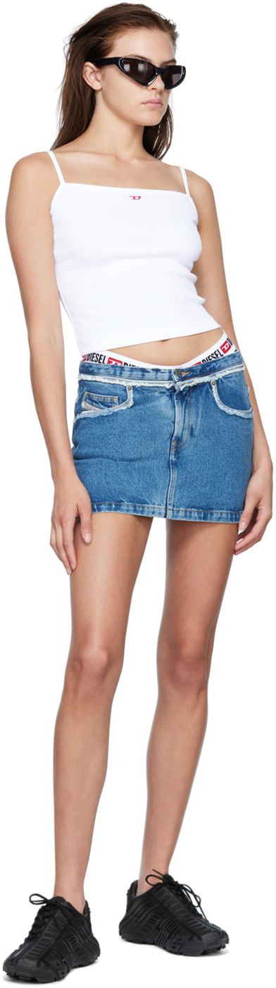 Diesel White T-Hop-D Tank Top Diesel