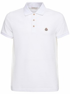 MONCLER Logo Cotton Polo Shirt