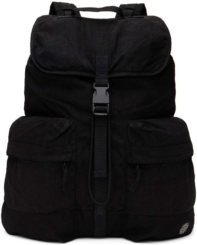 Photo: Stone Island Black Drawstring Backpack