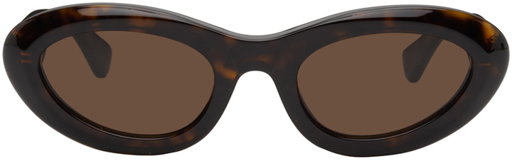 Photo: Bottega Veneta Tortoiseshell Bombe Sunglasses
