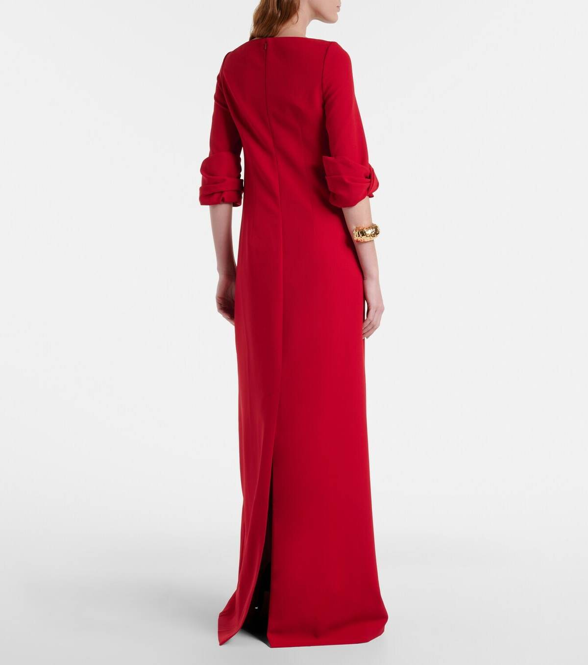 Safiyaa Danica crêpe gown