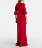 Safiyaa Danica crêpe gown