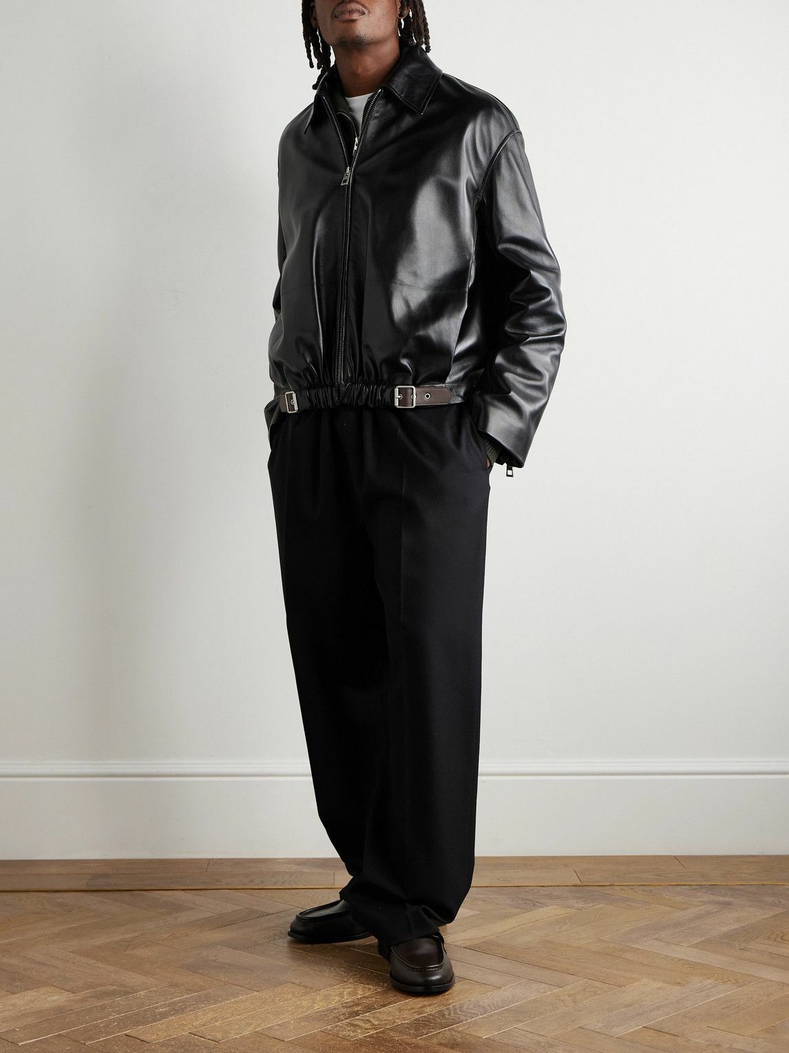 LOEWE - Leather Jacket - Black