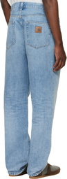 Carhartt Work In Progress Blue Aaron Jeans