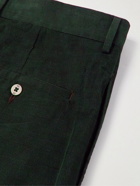 Gabriela Hearst - Ernest Straight-Leg Cotton-Corduroy Suit Trousers - Green