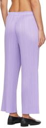 PLEATS PLEASE ISSEY MIYAKE Purple Monthly Colors April Trousers