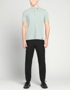 Drumohr Mens Polo shirt in Sage green
