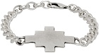 Marcelo Burlon County of Milan Silver Cross Bracelet