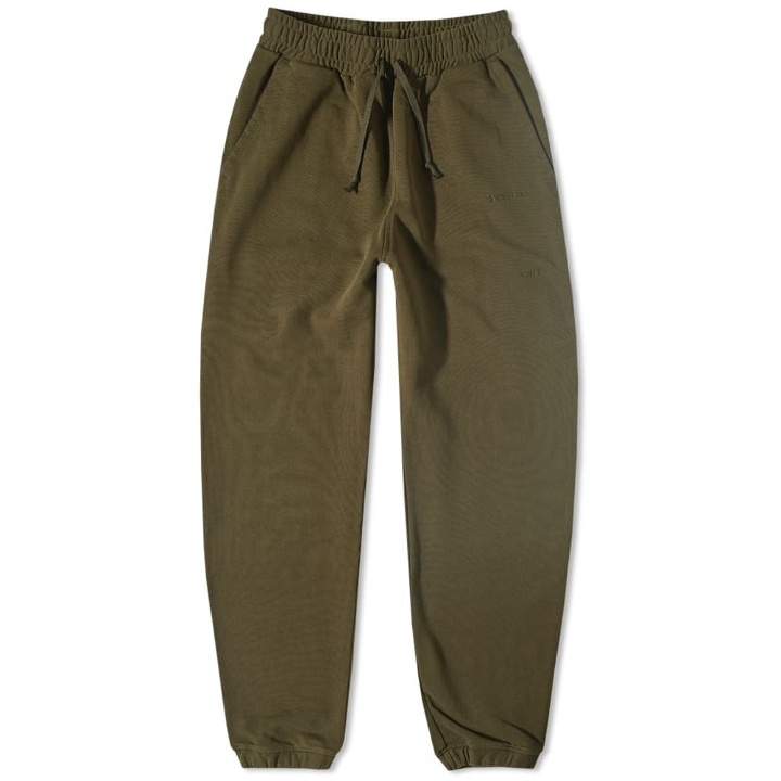 Photo: CDLP Men's Mobilité Heavyweight Terry Sweat Pants in Olive