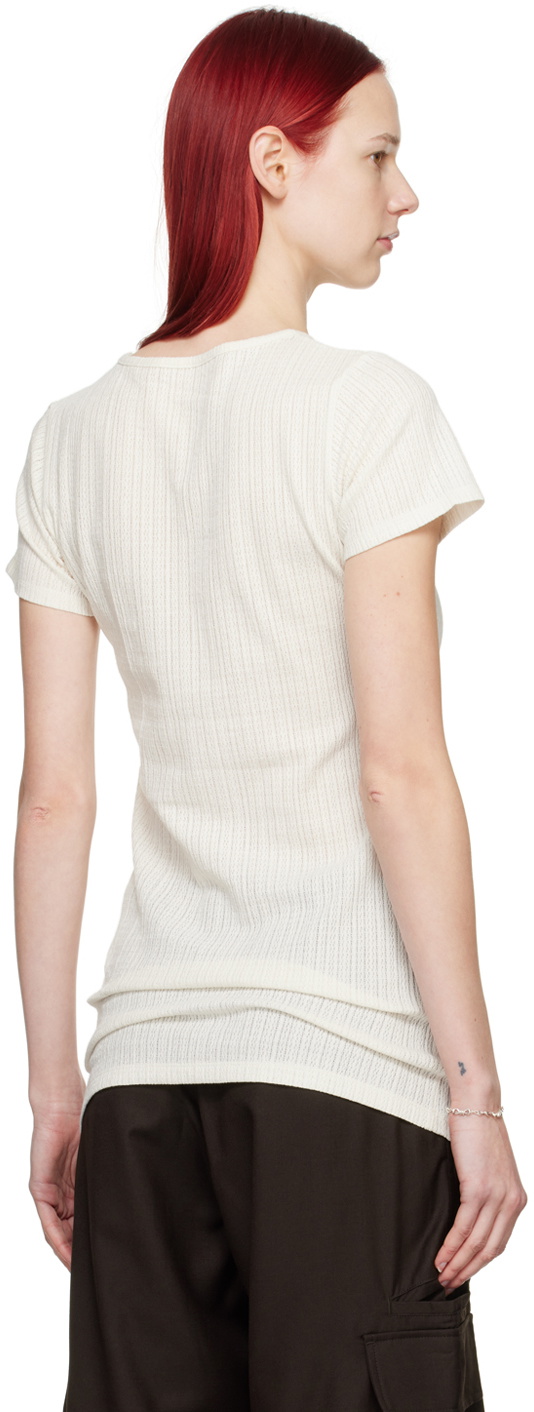 Youth Off-White Long-Line T-Shirt