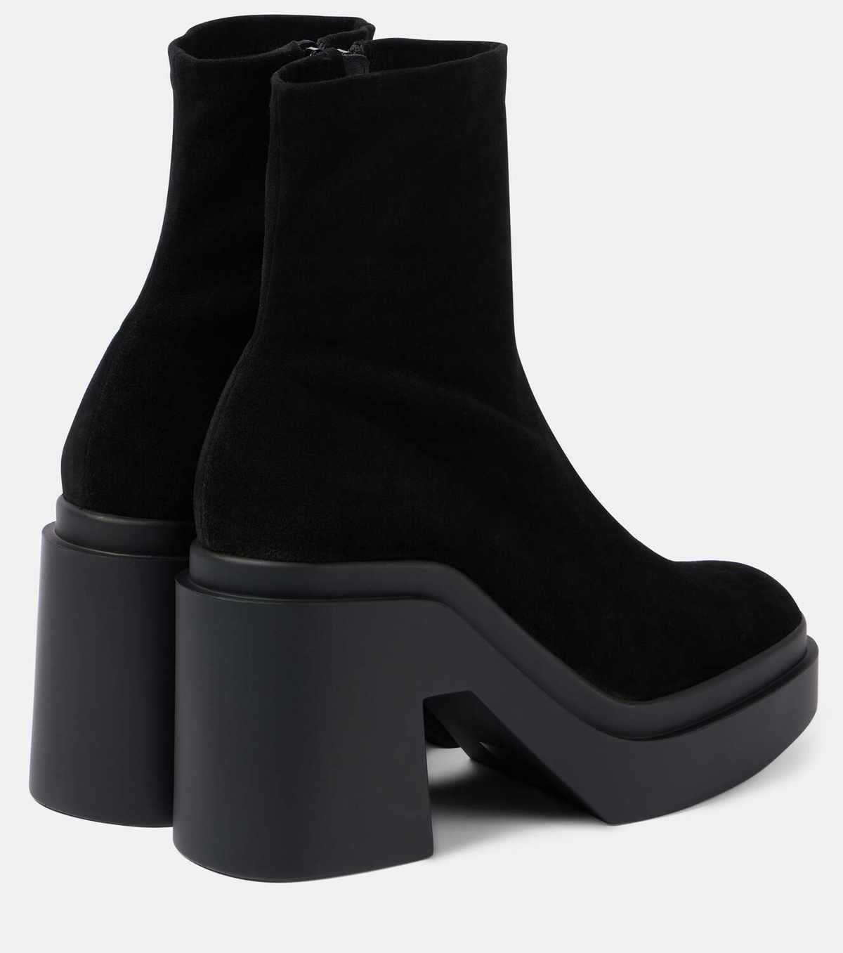Clergerie Nina suede platform ankle boots