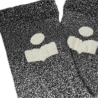 Isabel Marant Étoile Women's Slazia Glitter Sock in Black/Silver