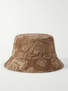 Carhartt WIP - Verse Logo-Appliquéd Printed Cotton-Ripstop Bucket Hat - Brown