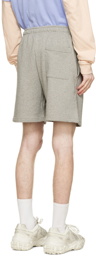 Acne Studios Gray Organic Cotton Shorts