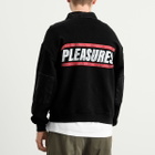 Pleasures Men's Gentle Polo Sweatshirt in Black