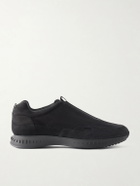 John Lobb - Elastic Stream Nubuck Sneakers - Black