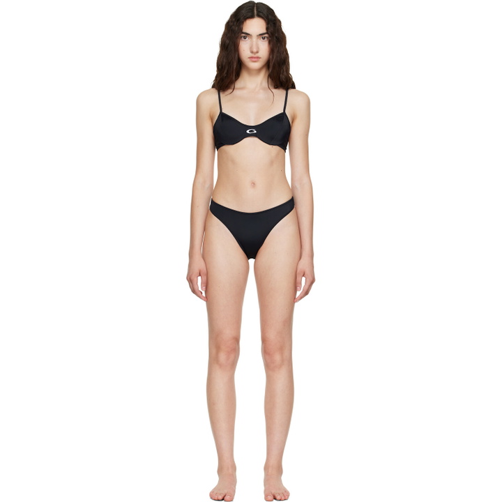 Photo: Balenciaga Black Sporty Bikini