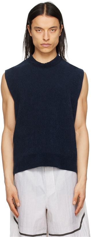 Photo: NORSE PROJECTS Navy Manfred Vest