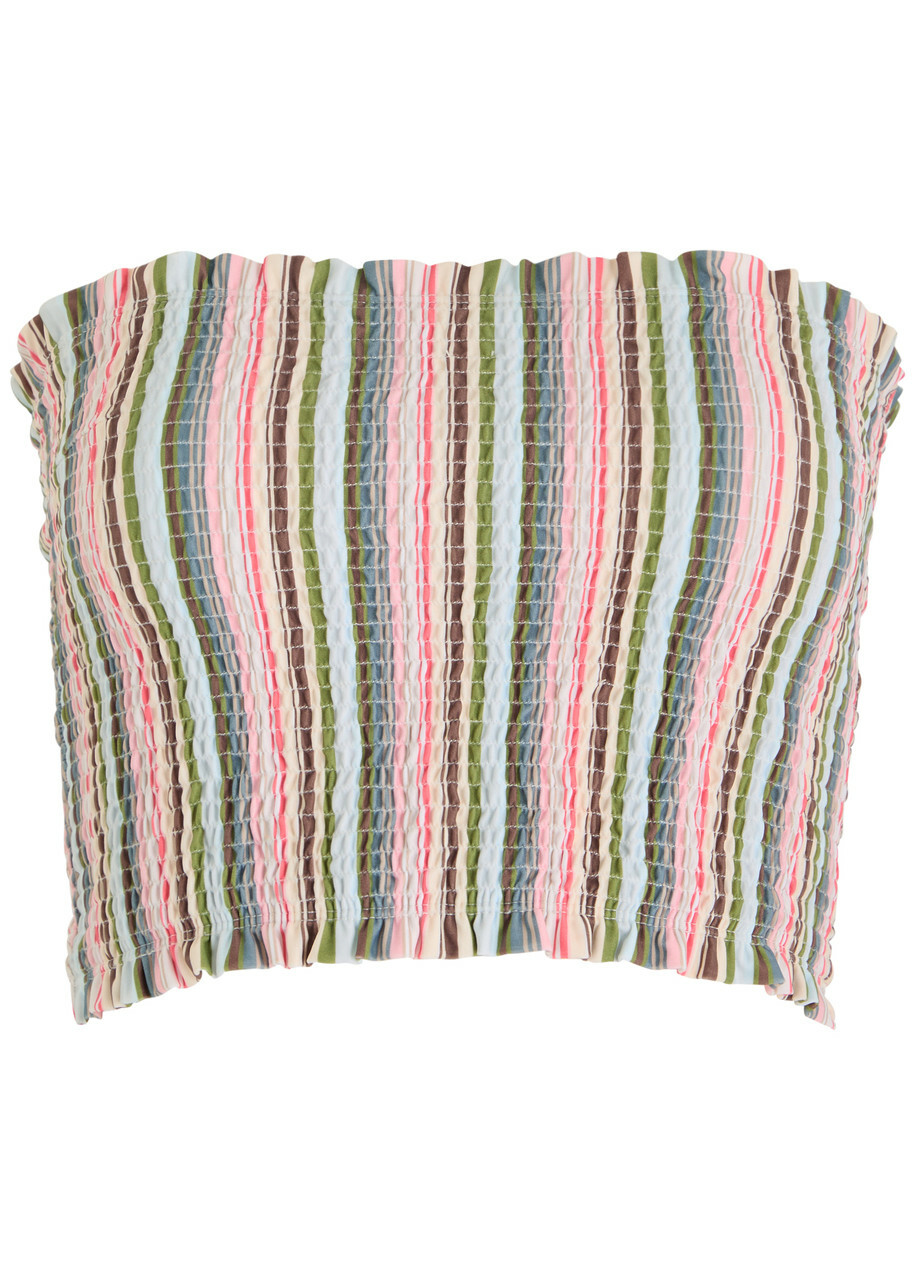 Faithfull The Brand Elisa Striped Bikini top Multicoloured