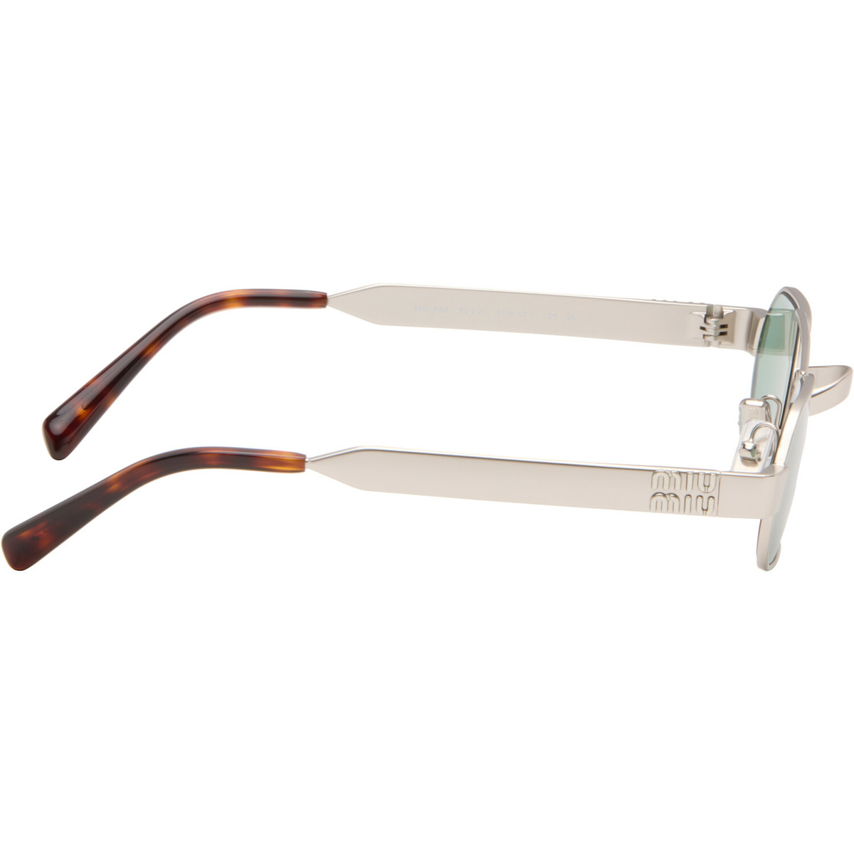 Miu Miu Eyewear Silver Envie Sunglasses