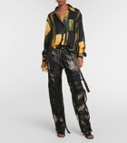 Louisa Ballou Printed oversized shirt