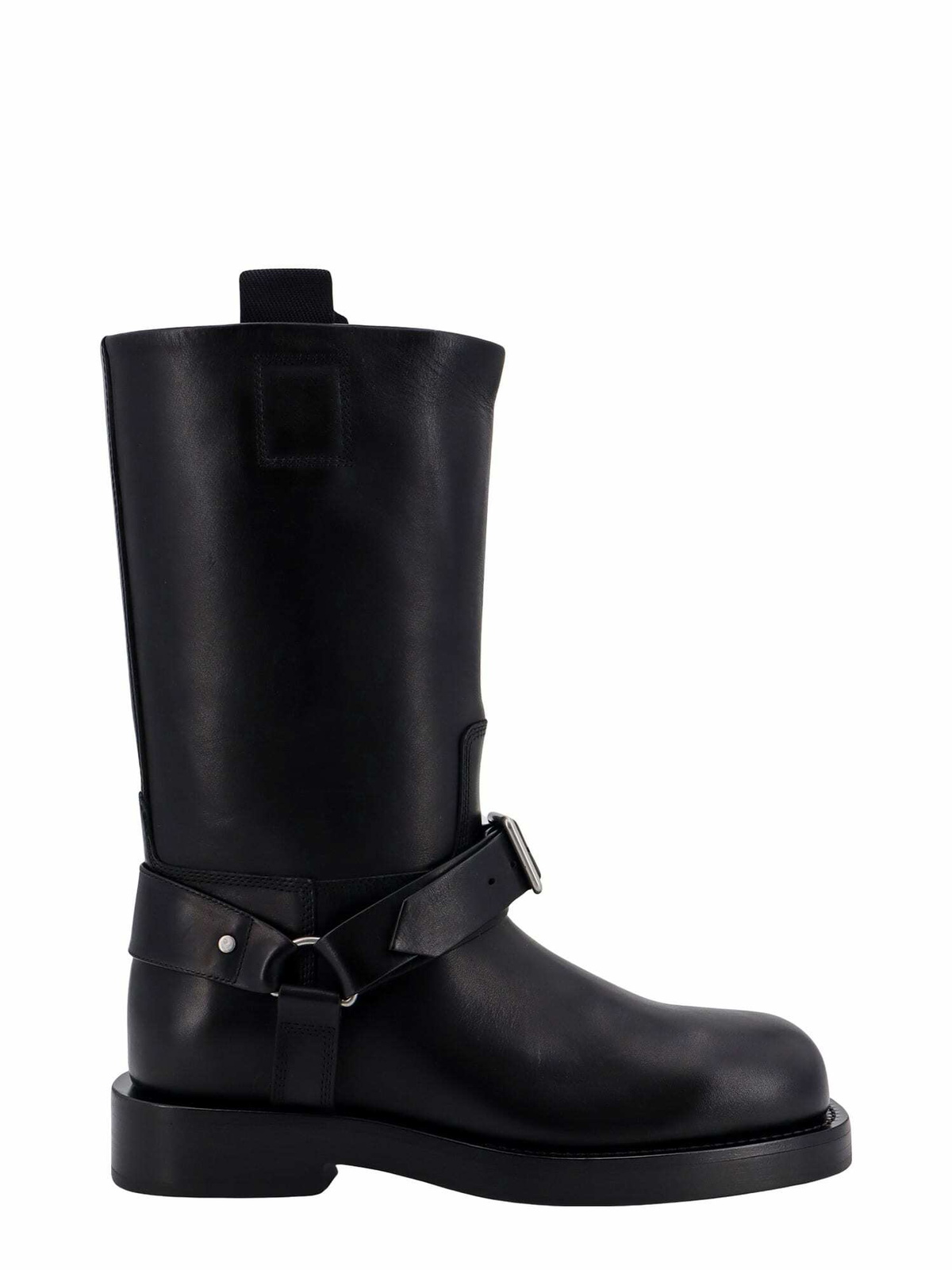 Burberry Black Saddle Low Boots Burberry