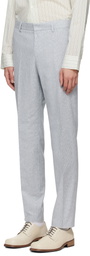 BOSS Blue Two-Piece Regular-Fit Stretch Bouclé Suit