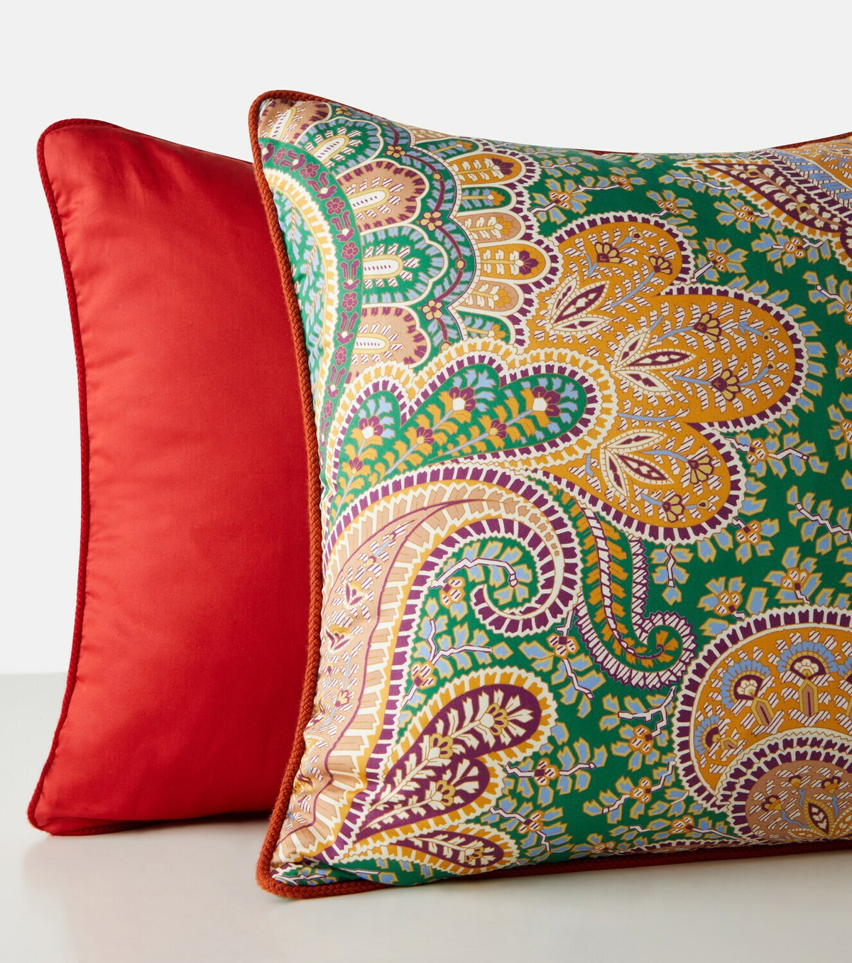Etro Paisley floral cotton cushion