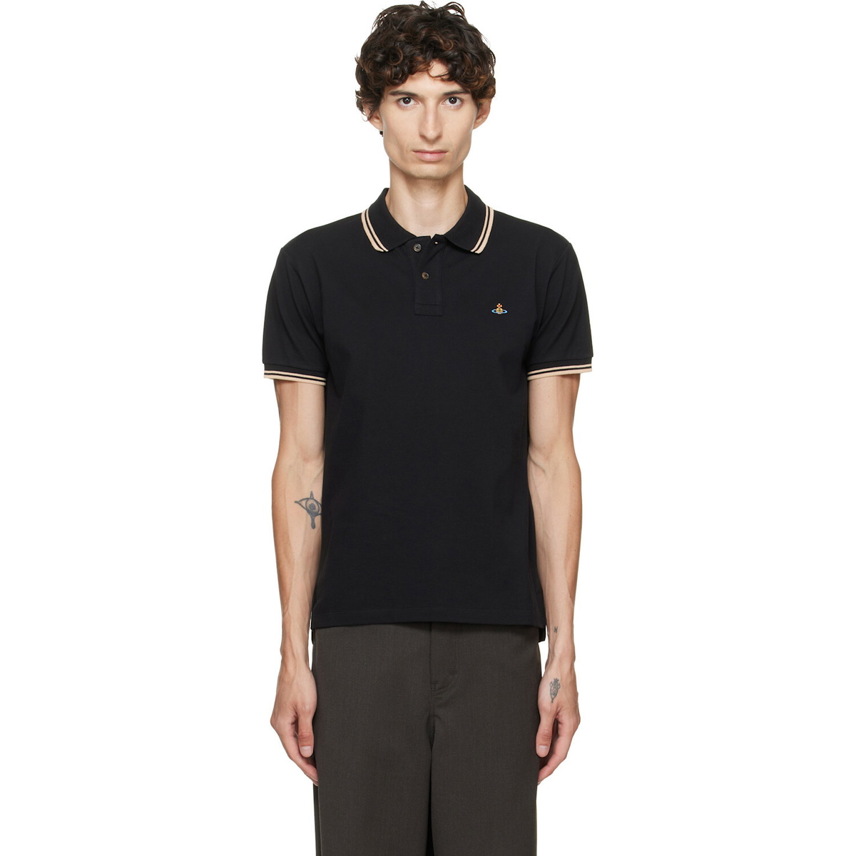 Vivienne Westwood Black Classic Polo